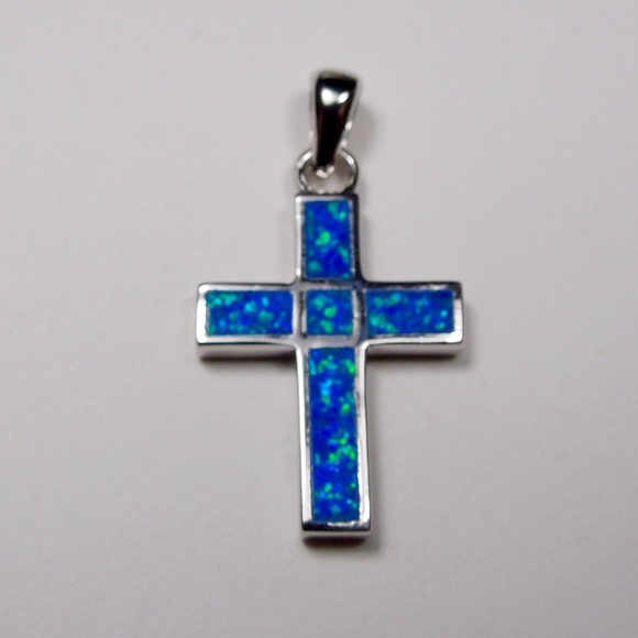 Reversible Opal Sterling Silver Pendant - Picture 3 of 3